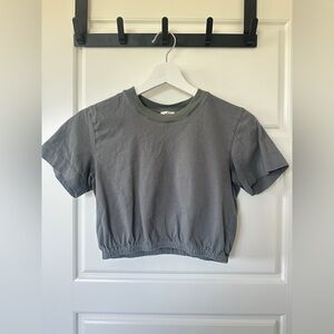Wilfred Gray Crop Top